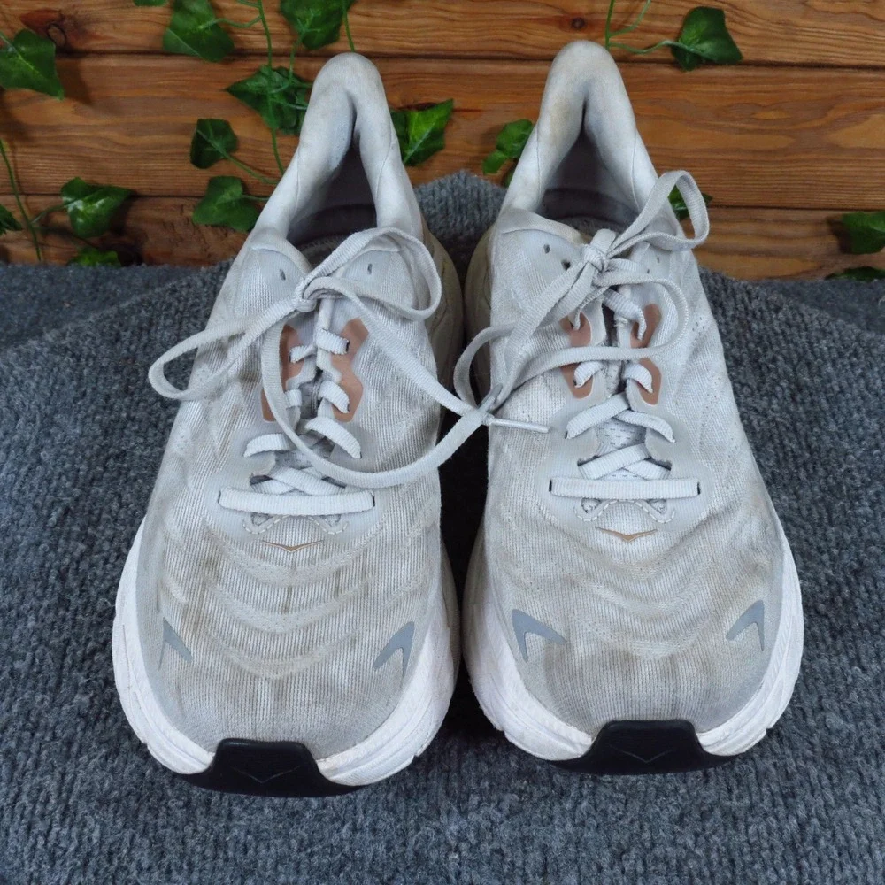 Hoka Arahi 6 Womens Running Shoes Size 10 Road Training Nimbus Cloud Rose Gold